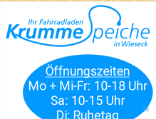 Tablet Screenshot of krummespeiche.de